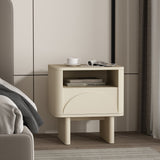 Ella Nightstand in Cream by Manhattan Comfort at Eve Furniture