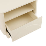 Ella Nightstand in Cream by Manhattan Comfort at Eve Furniture