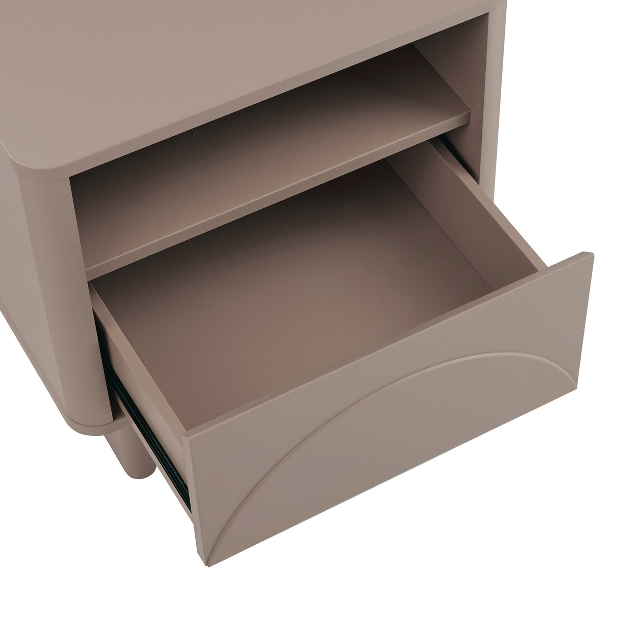 Ella Nightstand in Mocha by Manhattan Comfort at Eve Furniture