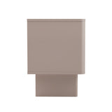 Ella Nightstand in Mocha by Manhattan Comfort at Eve Furniture