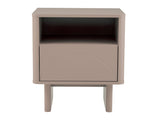 Ella Nightstand in Mocha by Manhattan Comfort at Eve Furniture