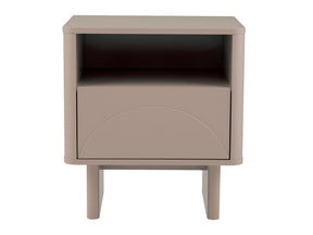 Ella Nightstand in Mocha by Manhattan Comfort at Eve Furniture