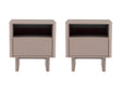 Ella Nightstand in Mocha (set of 2) by Manhattan Comfort at Eve Furniture