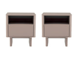 Ella Nightstand in Mocha (set of 2) by Manhattan Comfort at Eve Furniture