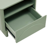 Ella Nightstand in Sage Green by Manhattan Comfort at Eve Furniture
