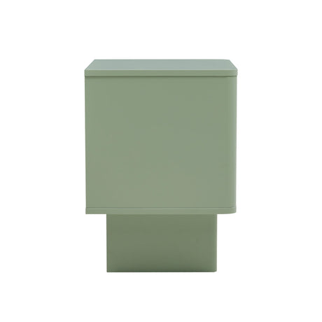 Ella Nightstand in Sage Green by Manhattan Comfort at Eve Furniture