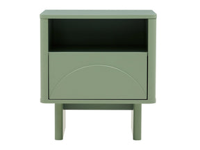 Ella Nightstand in Sage Green by Manhattan Comfort at Eve Furniture