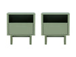 Ella Nightstand in Sage Green (set of 2) by Manhattan Comfort at Eve Furniture
