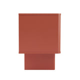 Ella Nightstand in Terracotta by Manhattan Comfort at Eve Furniture