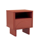 Ella Nightstand in Terracotta by Manhattan Comfort at Eve Furniture