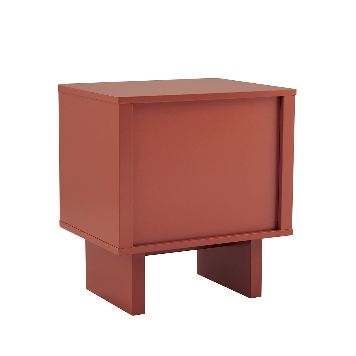 Ella Nightstand in Terracotta by Manhattan Comfort at Eve Furniture