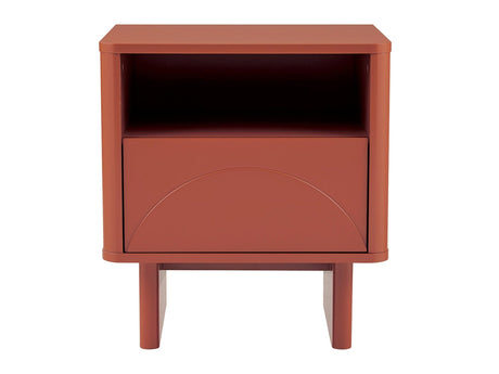 Ella Nightstand in Terracotta by Manhattan Comfort at Eve Furniture