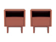 Ella Nightstand in Terracotta (set of 2) by Manhattan Comfort at Eve Furniture
