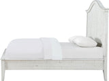 Ella White Wash Solid Wood California King Crown Bed by Modus Furniture at Eve Furniture