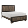 Ellendale Authentic Mahogany Queen Panel Bed by Homelegance at Eve Furniture