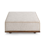 Ellerie Latte Ottoman by Classic Home at Eve Furniture