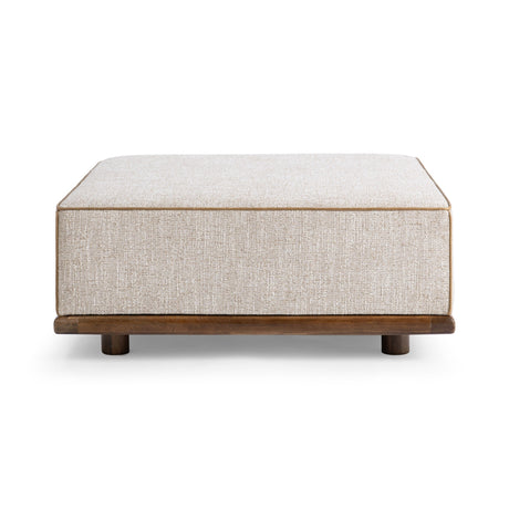 Ellerie Latte 40 Ottoman by Classic Home at Eve Furniture