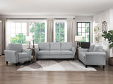 Ellery Dark Gray Loveseat by Homelegance at Eve Furniture