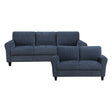 Ellery Navy 2-Piece Living Room Set by Homelegance at Eve Furniture