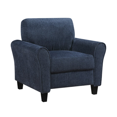 Ellery Navy Chair by Homelegance at Eve Furniture