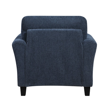 Ellery Navy Chair by Homelegance at Eve Furniture