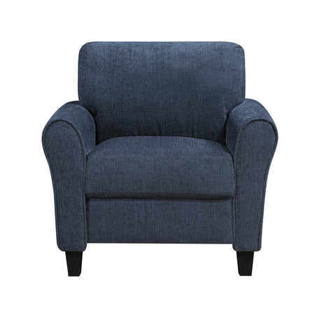 Ellery Navy Chair by Homelegance at Eve Furniture