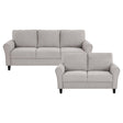 Ellery Sand 2-Piece Living Room Set by Homelegance at Eve Furniture
