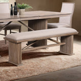 Ellesmere Natural Ash Dining Table Only by Furniture of America at Eve Furniture