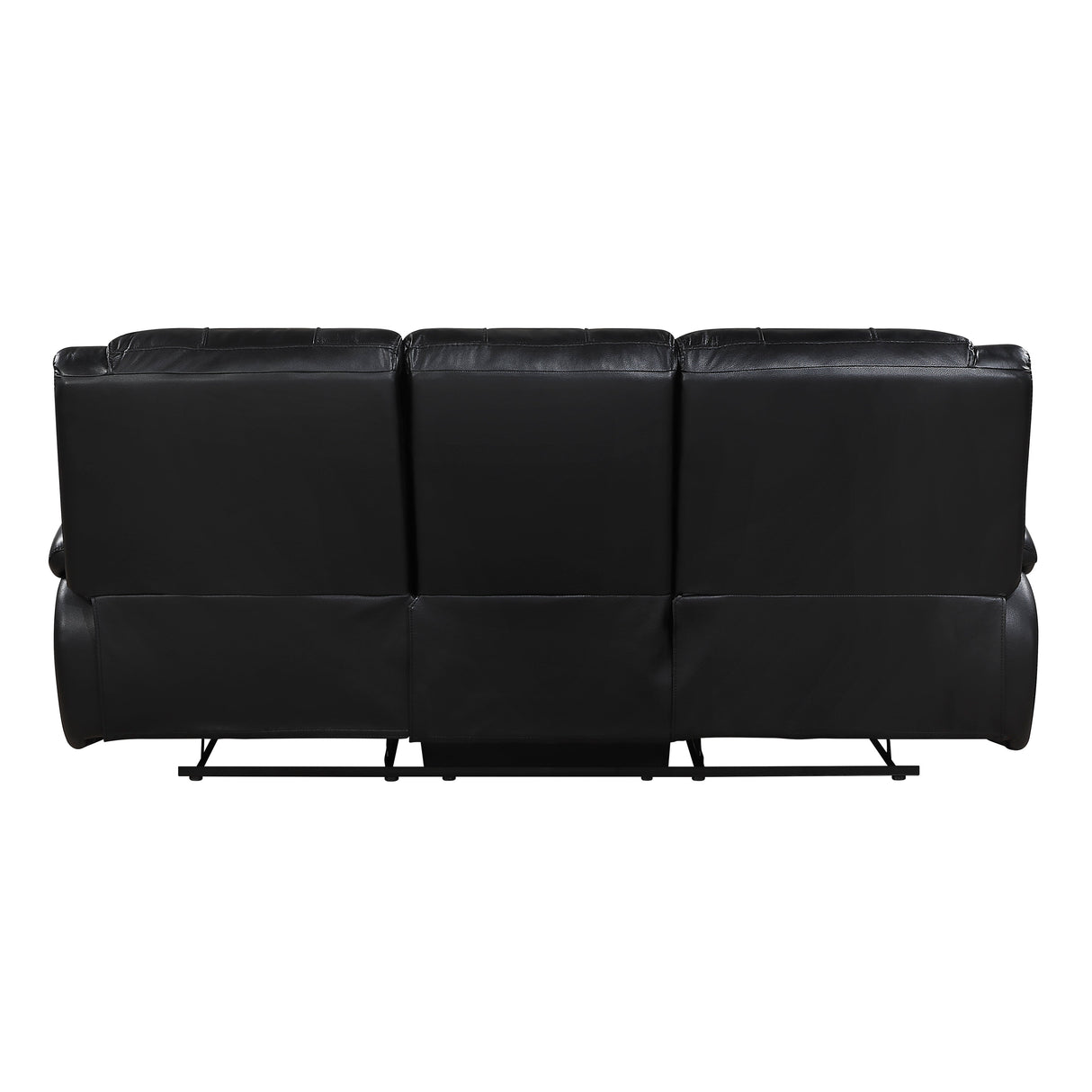 Ellicott Black Double Reclining Sofa