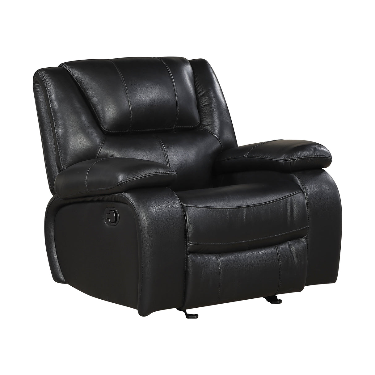 Ellicott Black Glider Reclining Chair