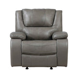 Ellicott Gray 3-Piece Reclining Living Room Set by Homelegance at Eve Furniture