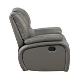 Ellicott Gray 3-Piece Reclining Living Room Set by Homelegance at Eve Furniture