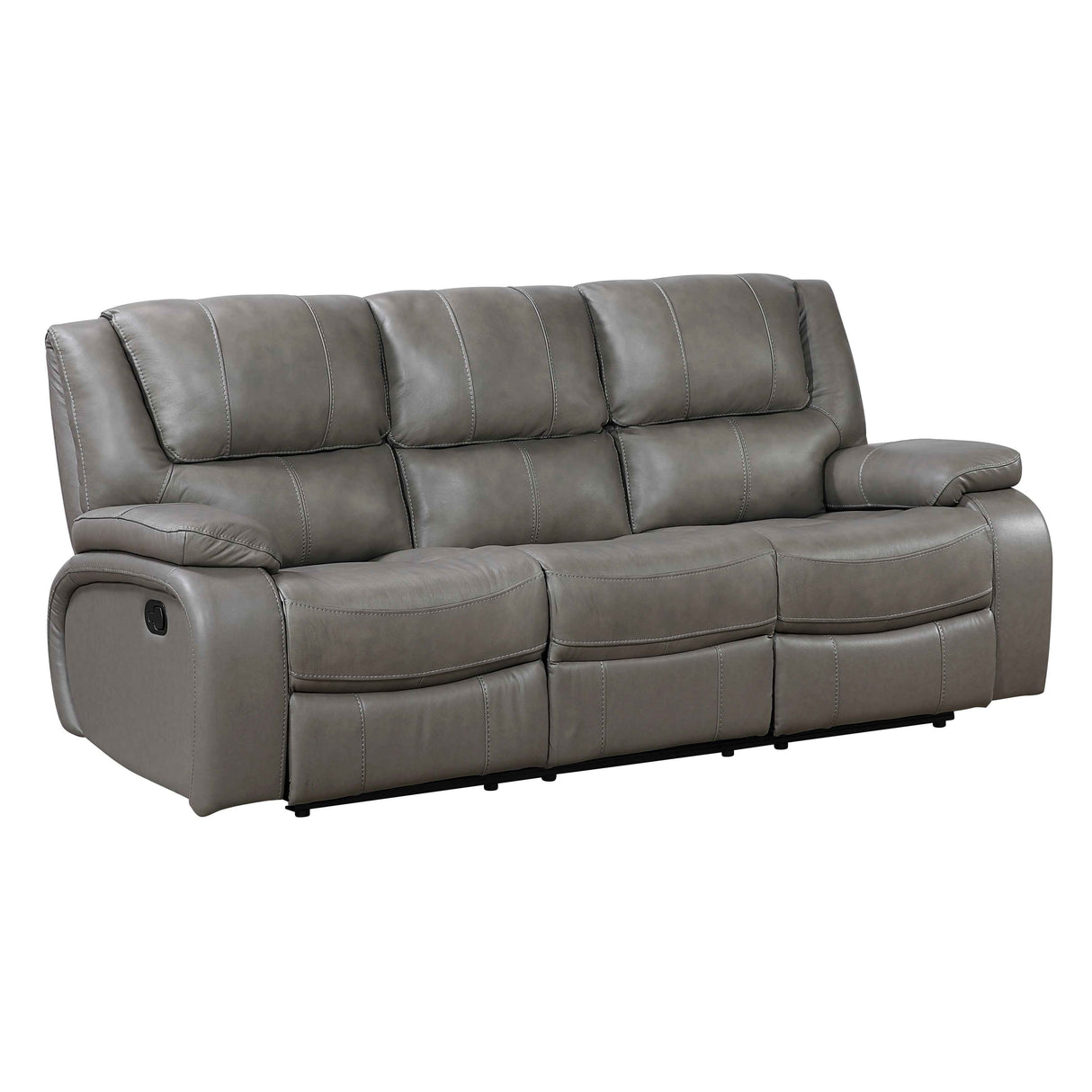 Ellicott Gray 3-Piece Reclining Living Room Set by Homelegance at Eve Furniture