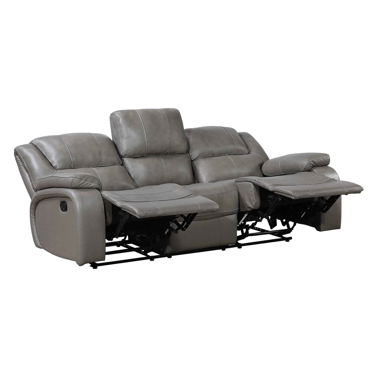 Ellicott Gray 3-Piece Reclining Living Room Set by Homelegance at Eve Furniture