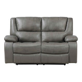Ellicott Gray 3-Piece Reclining Living Room Set by Homelegance at Eve Furniture