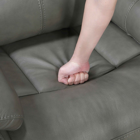 Ellicott Gray Reclining Chair by Homelegance at Eve Furniture