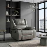 Ellicott Gray Reclining Chair by Homelegance at Eve Furniture