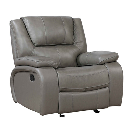 Ellicott Gray Reclining Chair by Homelegance at Eve Furniture