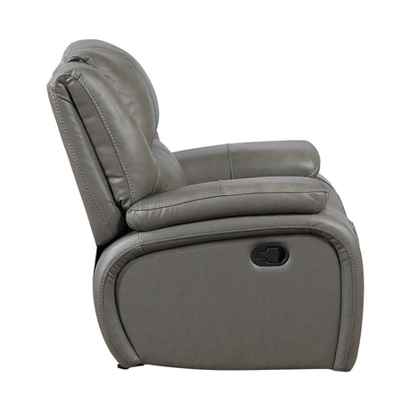 Ellicott Gray Reclining Chair by Homelegance at Eve Furniture