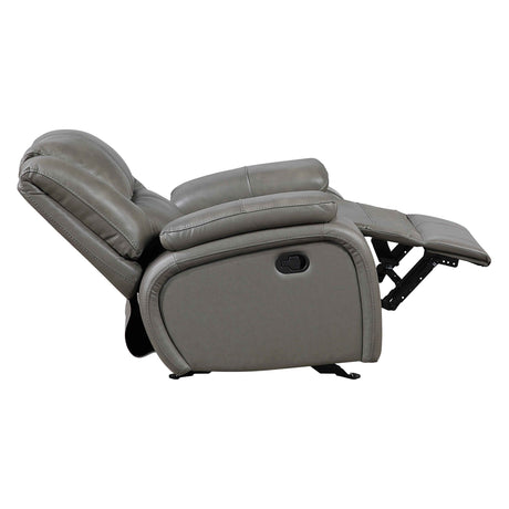 Ellicott Gray Reclining Chair by Homelegance at Eve Furniture
