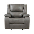 Ellicott Gray Reclining Chair by Homelegance at Eve Furniture