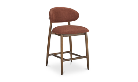 Ellie Counter Stool Rust by Moe's Home at Eve Furniture