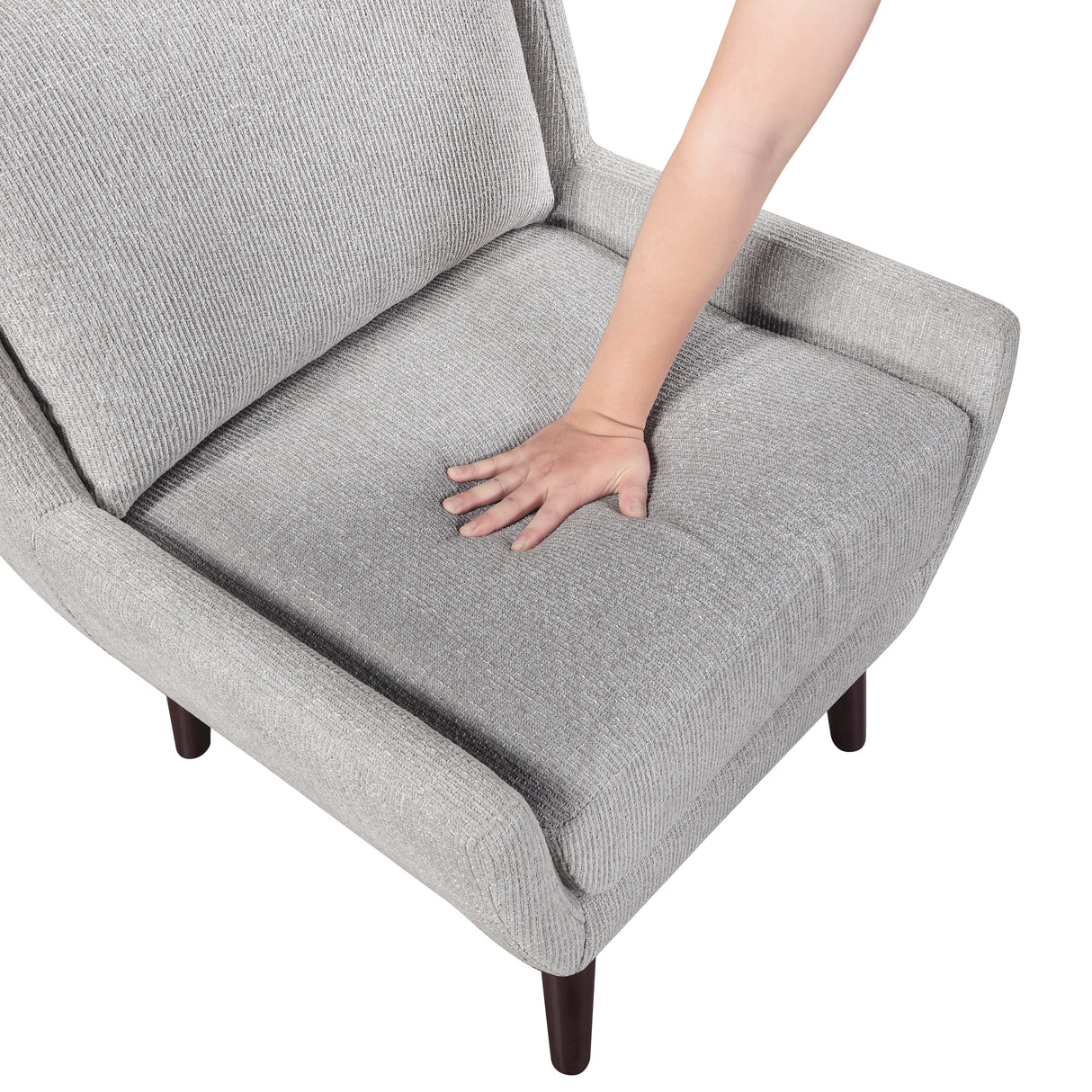 Ellie Dark Gray Accent Chair by Homelegance at Eve Furniture