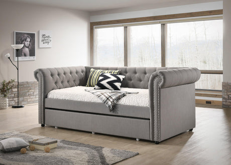 Ellie Gray Twin Daybed by Crown Mark at Eve Furniture