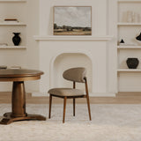 Ellie Light Brown Dining Chair by MOES at Eve Furniture