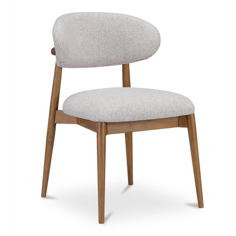 Ellie Oatmeal/Brown Dining Chair by MOES at Eve Furniture