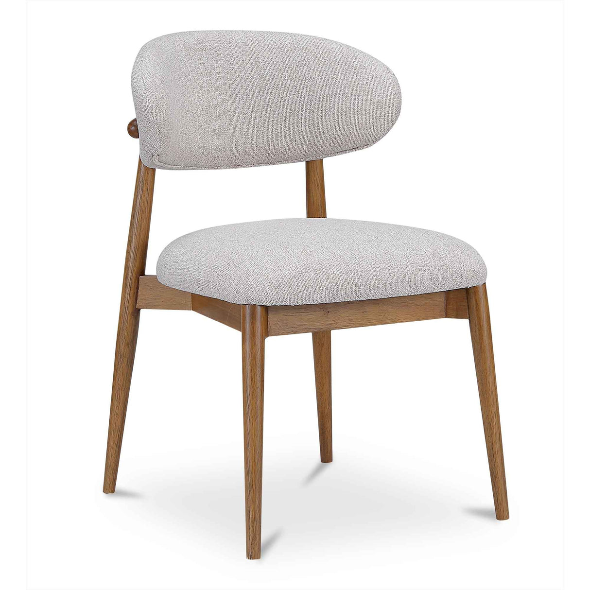 Ellie Oatmeal/Brown Dining Chair