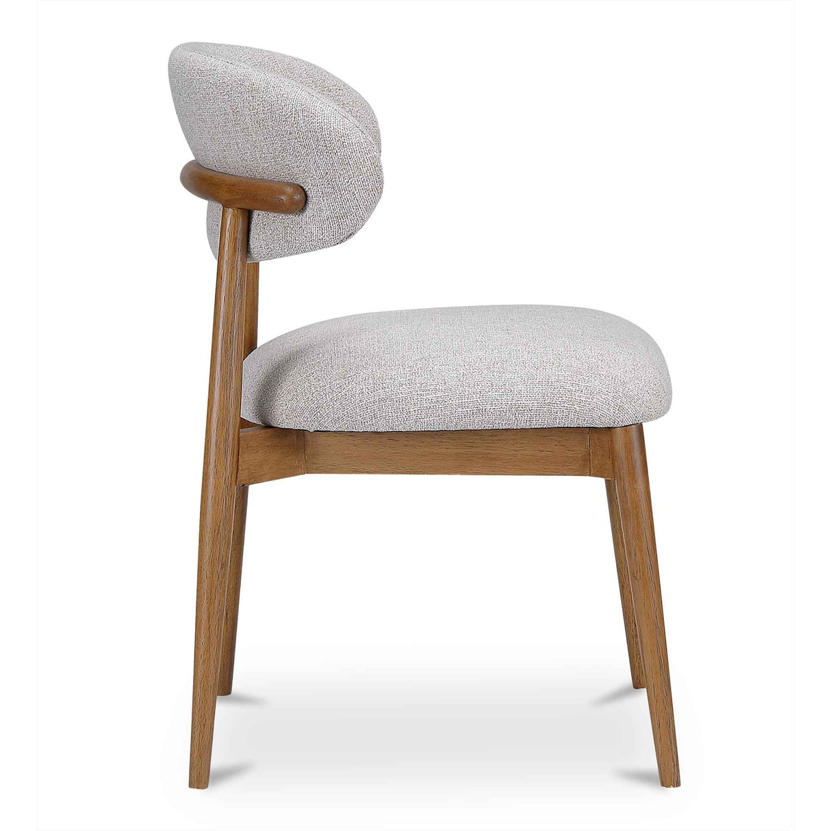 Ellie Oatmeal/Brown Dining Chair
