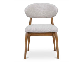 Ellie Oatmeal/Brown Dining Chair