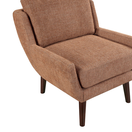 Ellie Orange Accent Chair by Homelegance at Eve Furniture